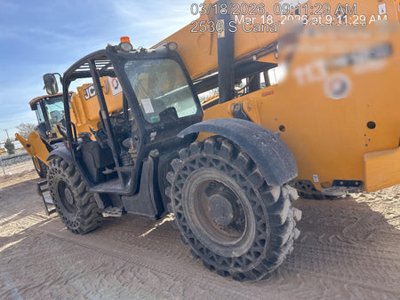 2020 JCB 512-56 Canopy, 74Hp, Solid Tires, Work Lights, Beacon, Aux Hydraulics, Back up Alarm, Lifting Eye, ES Decals