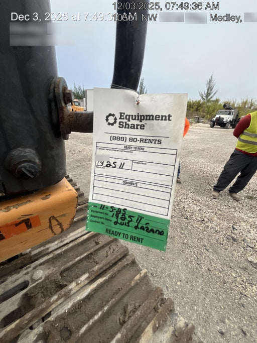 2015 Case CX210C CAB A/C, 9'-8" ARM, STEEL TRACKS, AUX HYD, THUMB