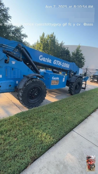 2017 Genie GTH-1056 Genie GTH1056, Solid Tires, 60" carriage, Light Kit, Open ROPS