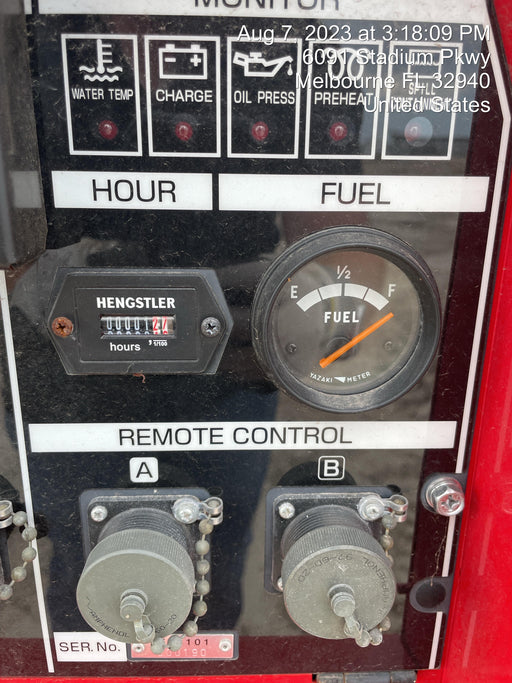 2023 Shindaiwa DGW400MDL Kubota D902 Engine, 23 HP, Dual Op Welder, Wire, Arc, Droop Stick, Tig, and CC Stick Functionality, Simulphase, 3 Phase and 1 Phase Gen Output, Single Axle NB Trlr, Slr Trckl Chrg 12V 12W, Fire Ext