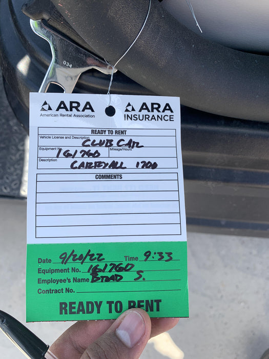 2021 CLUB CAR CA1700D (Canopy)