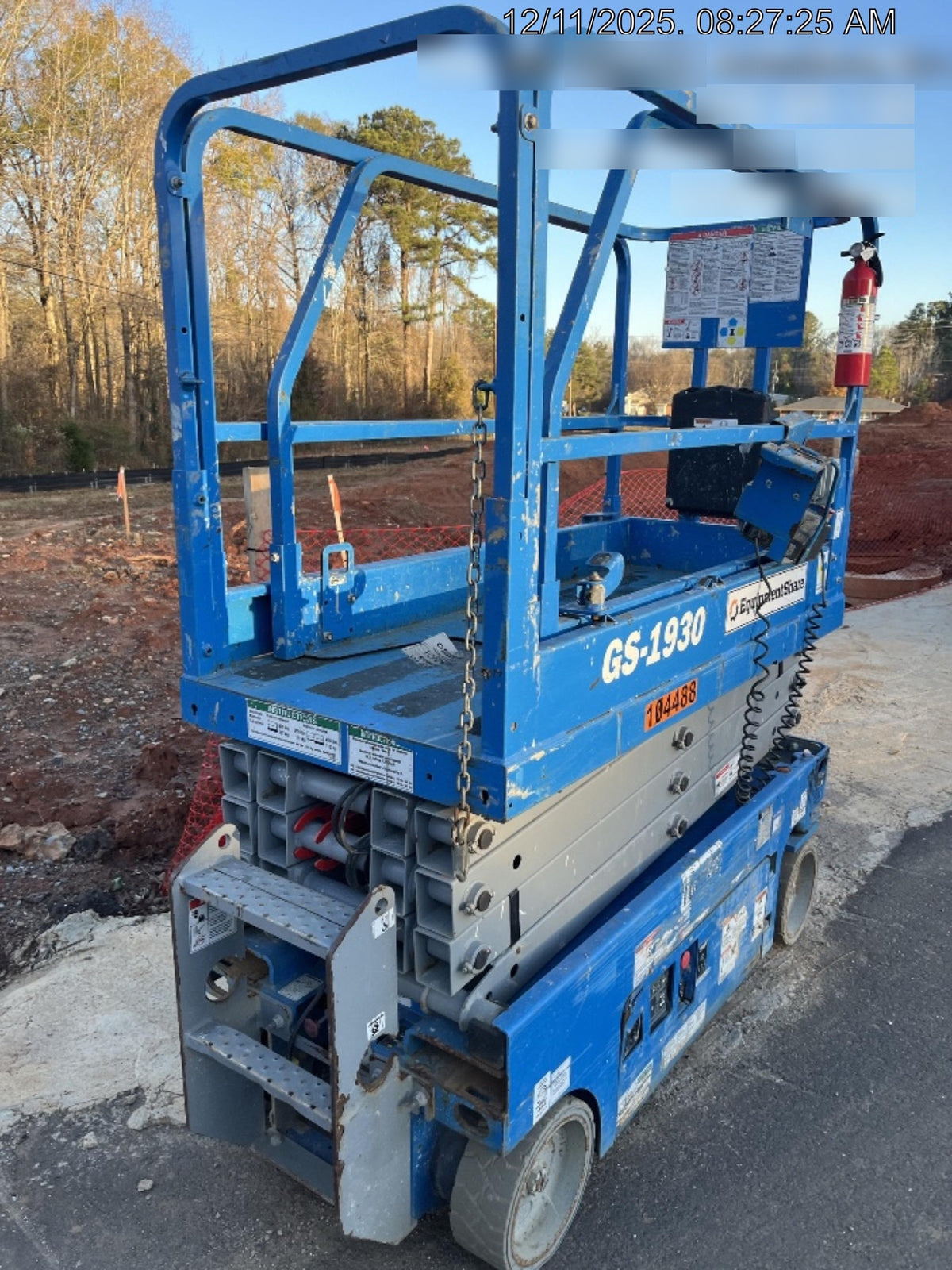 2020 Genie GS-1930 Fixed rails with chain entry gate - Pre A92.20