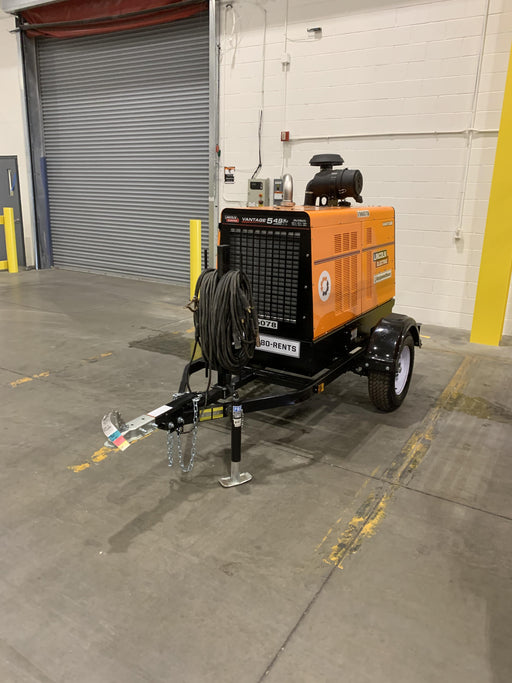 2021 Lincoln Electric Vantage 549X Ready Pak 3, ORANGE (includes trailer, cable rack, fender light kit)