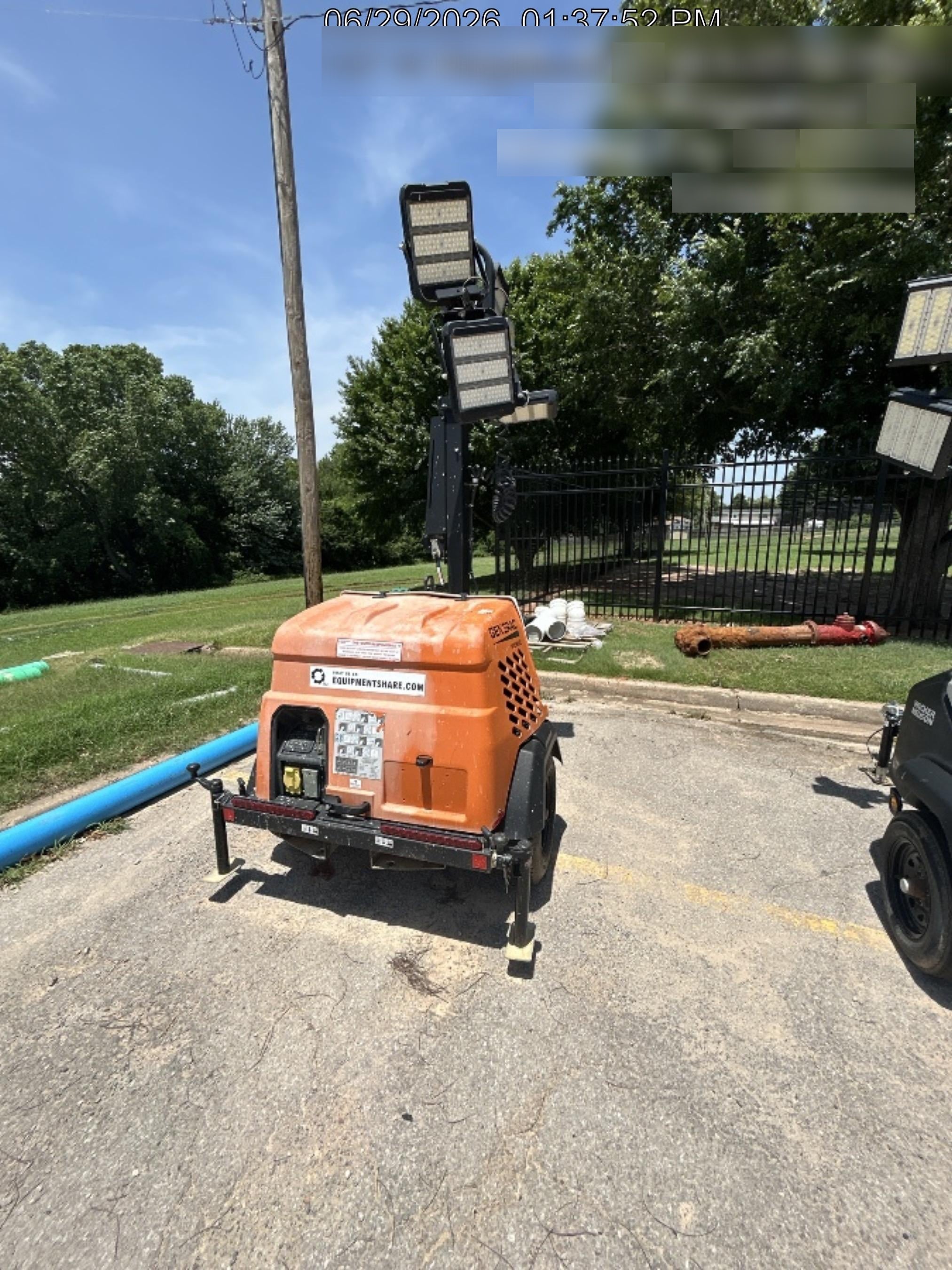 2023 Generac MLT2 Diesel, Flex Switch 120V Input, Powerzone Controller, (4) 320W LED Lights, 4kW Generator, 39.9 Gal Fuel Tank, 2" Ball, T3