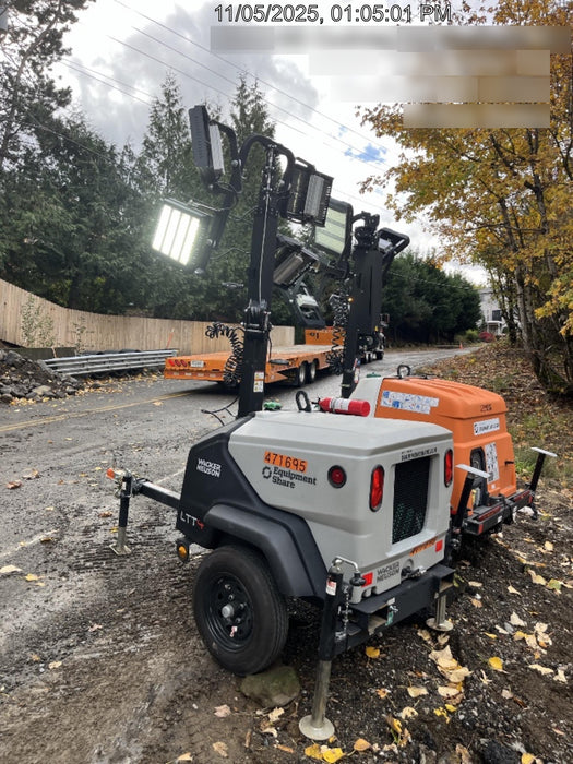 2024 Wacker Neuson LTT4 Diesel, Kohler KDW702, Deep Sea Controller, Auto Start, LED 320W, Bypass Outlet, T3