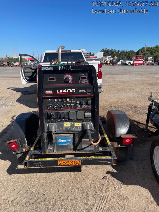 2022 Lincoln Electric LE400 Kubota V1505, Trlr, Cable Rack, Light Kit, ES Decals, T3