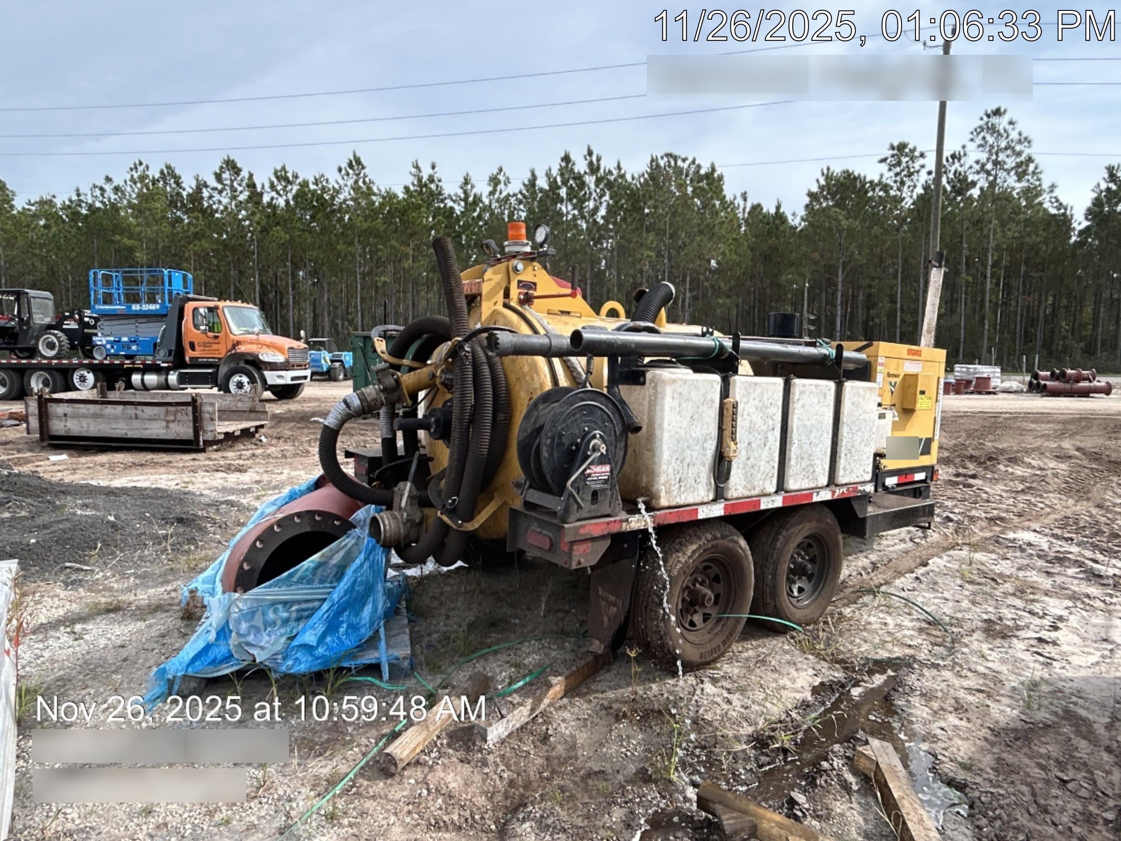 2021 Vac-Tron LP573XDT T4 Koehler Diesel Engine, 500 Gallon Debris Tank, x2 100 Gallon Water Tanks