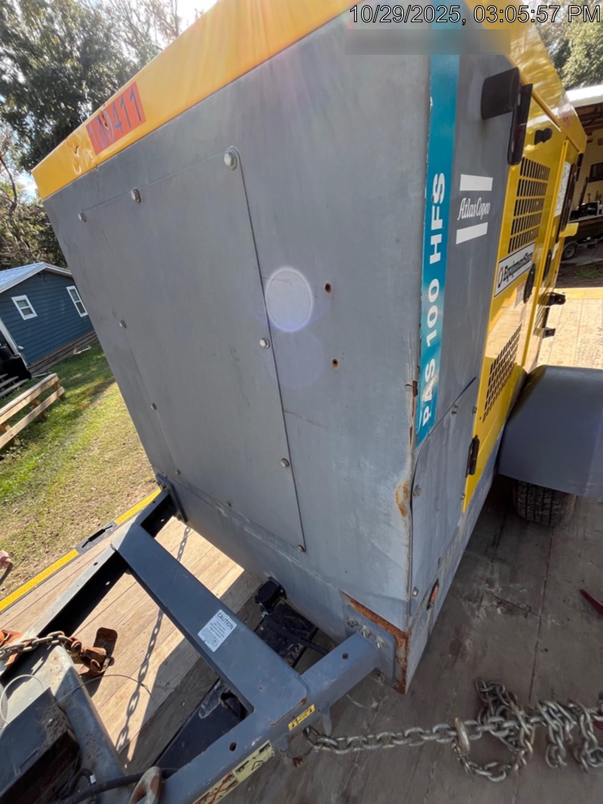 2020 ATLAS COPCO PAS 100 HF CS Enclosed