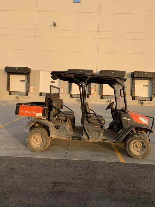 2022 Kubota RTV-X1140W-H Plastic Canopy, Windshield Acrylic Clear, LED Strobe Light, Wire Harness Kit, Back up Alarm