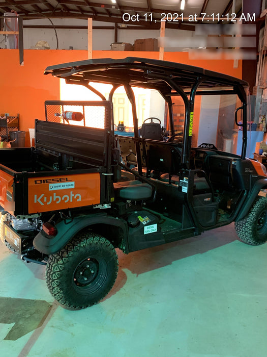 2021 Kubota RTV-X1140W-H Plastic Canopy, Windshield Acrylic Clear, LED Strobe Light, Wire Harness Kit, Back up Alarm