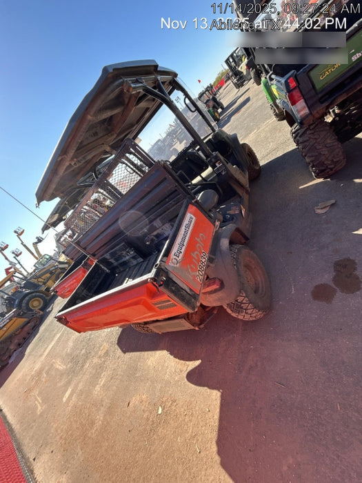 2022 Kubota RTV-X1140W-H Plastic Canopy, Windshield Acrylic Clear, LED Strobe Light, Wire Harness Kit, Back up Alarm