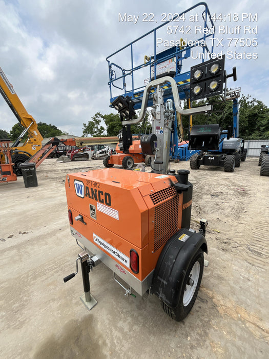 2024 Wanco WLTT-4MM4K Diesel, Deep Sea Controller, Shore Power Plug, Auto Start, (4) 350W LED Floodlights, 4kW Generator, 60 Gal Fuel Tank, 2" Ball, T3