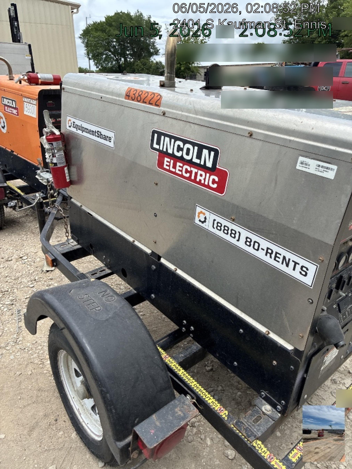 2024 Lincoln Electric LE400 Kubota V1505, Trlr, Cable Rack, Light Kit, ES Decals, T3