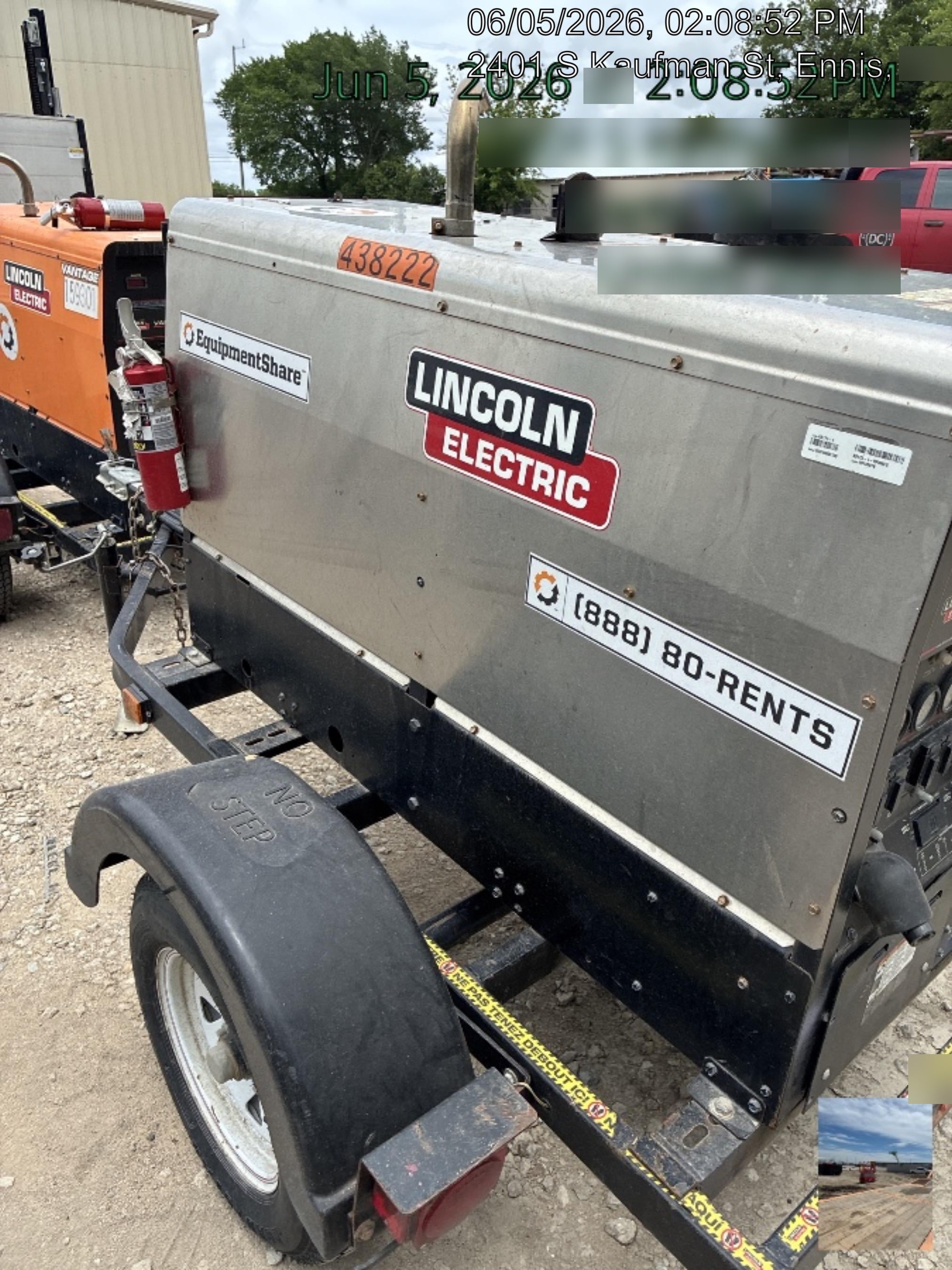 2024 Lincoln Electric LE400 Kubota V1505, Trlr, Cable Rack, Light Kit, ES Decals, T3
