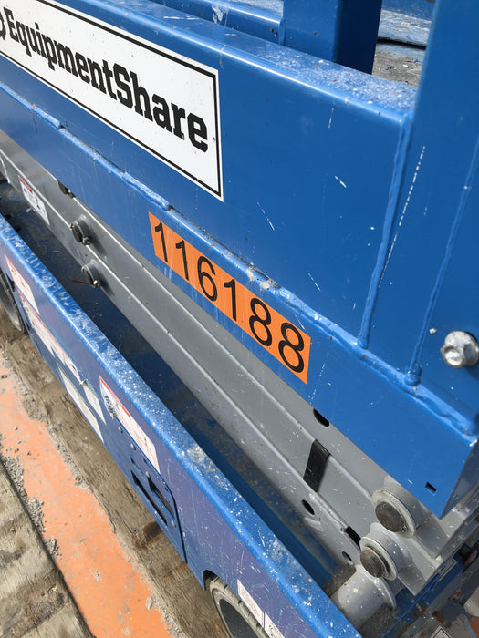 2020 Genie GS-1930 Solid Non Marking Tires, Beacon, Folding rails with half height swing gate