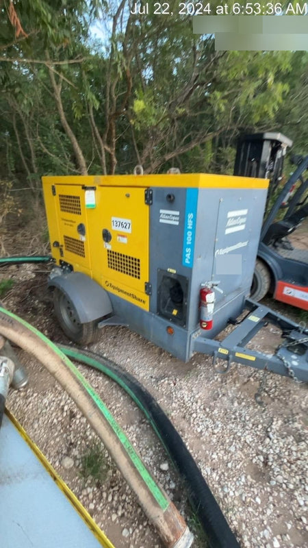 2021 ATLAS COPCO PAS 100 HF CS Enclosed
