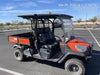 2022 Kubota RTV-X1140W-H Plastic Canopy, Windshield Acrylic Clear, LED Strobe Light, Wire Harness Kit, Back up Alarm