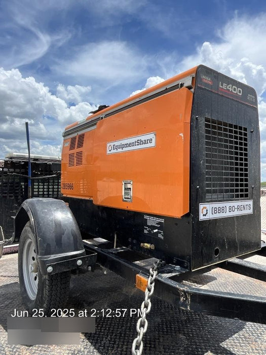 2022 Lincoln Electric LE400 Kubota V1505, Trlr, Cable Rack, Light Kit, ES Decals, T3