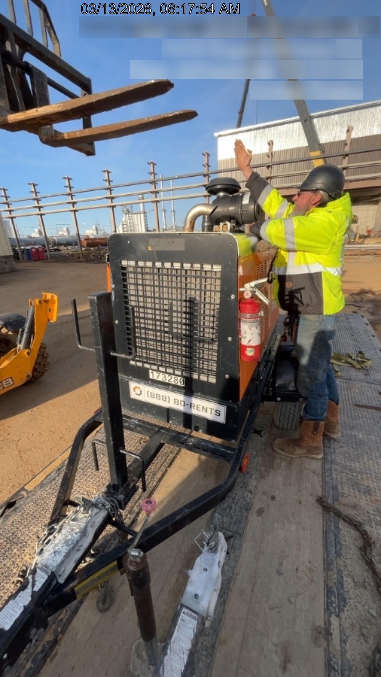 2021 Lincoln Electric Vantage 549X Ready Pak 3, ORANGE (includes trailer, cable rack, fender light kit)
