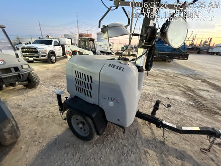 2018 Wacker Neuson LTV6L-MH Wacker Neuson LTV6L Mobile Light Tower w/Fuel Level Sensor Installed