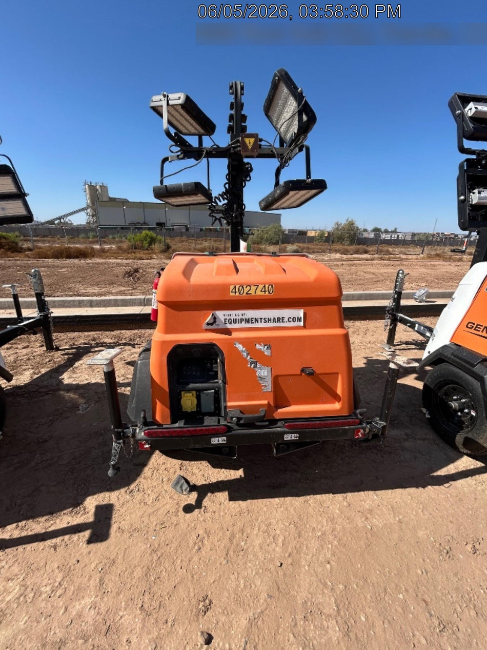 2024 Generac MLT2 Diesel, Flex Switch 120V Input, Powerzone Controller, 
(4) 320W LED Lights, 4kW Generator, 39.9 Gal Fuel Tank, 2" Ball, T3