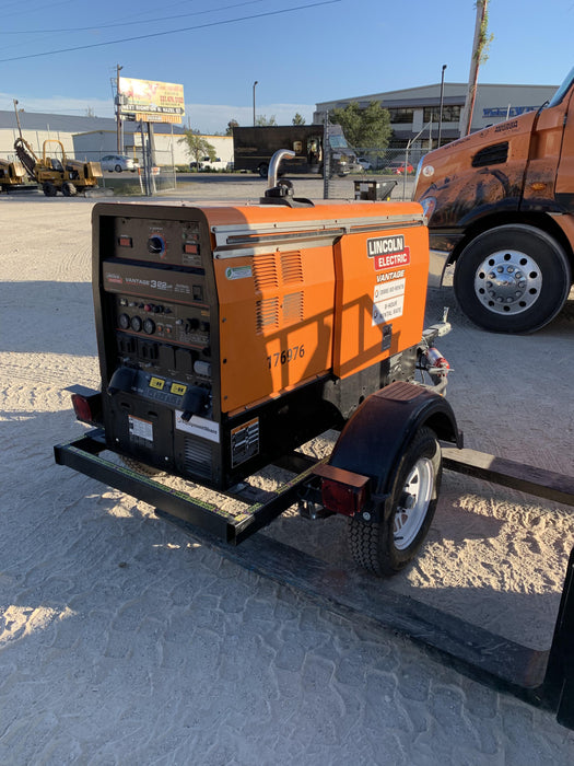 2021 Lincoln Electric Vantage 322 Vantage 322 Ready Pak 3 w/ Decals, ORANGE (includes trailer, cable rack, fender light kit) NO Telematics