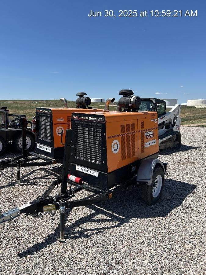 2023 Lincoln Electric Vantage 549X Crosslink Technology, Trailer Mounted, ES Decals, T3