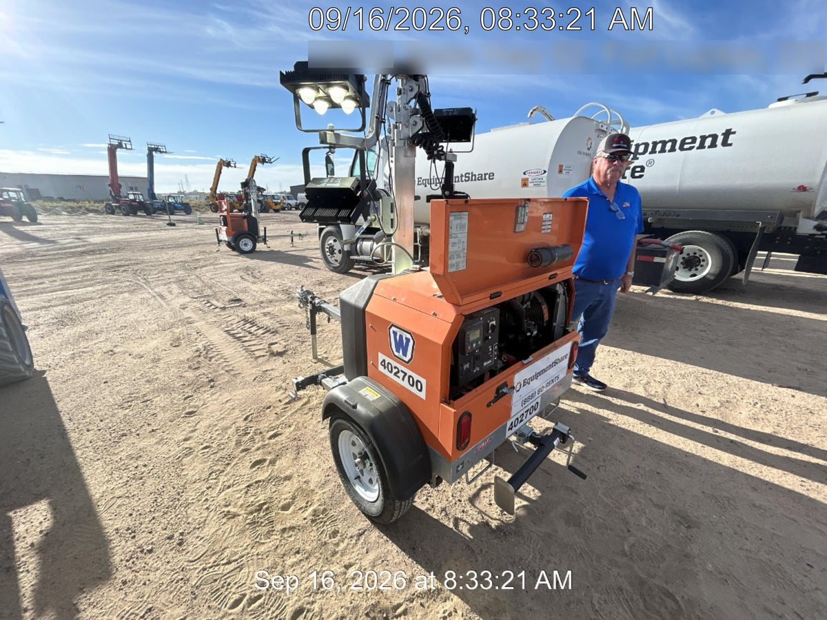 2024 Wanco WLTT-4MM4K Diesel, Deep Sea Controller, Shore Power Plug, Auto Start, (4) 350W LED Floodlights, 4kW Generator, 60 Gal Fuel Tank, 2" Ball, T3