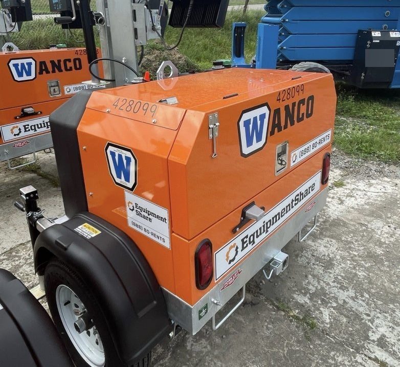 2024 Wanco WLTT-4MM4K Diesel, Deep Sea Controller, Shore Power Plug, Auto Start, (4) 350W LED Floodlights, 4kW Generator, 60 Gal Fuel Tank, 2" Ball, T3