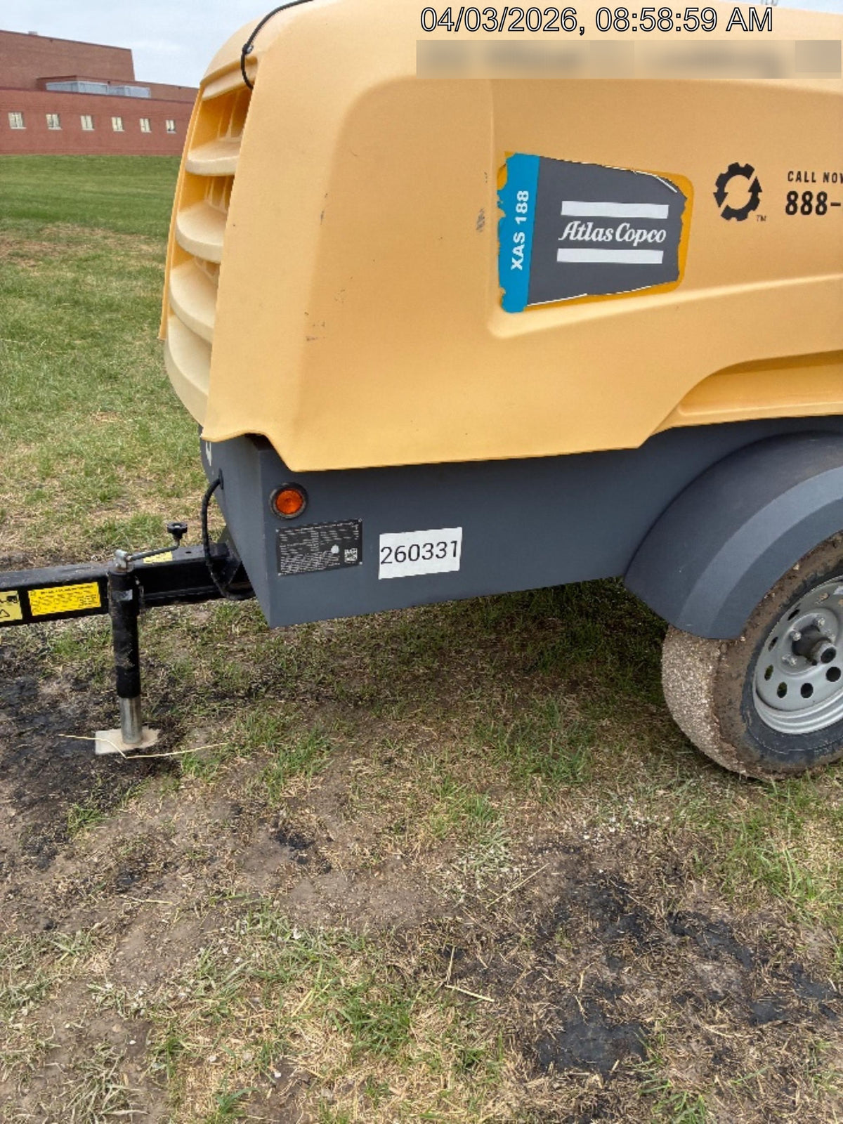 2022 ATLAS COPCO XAS188 CWK