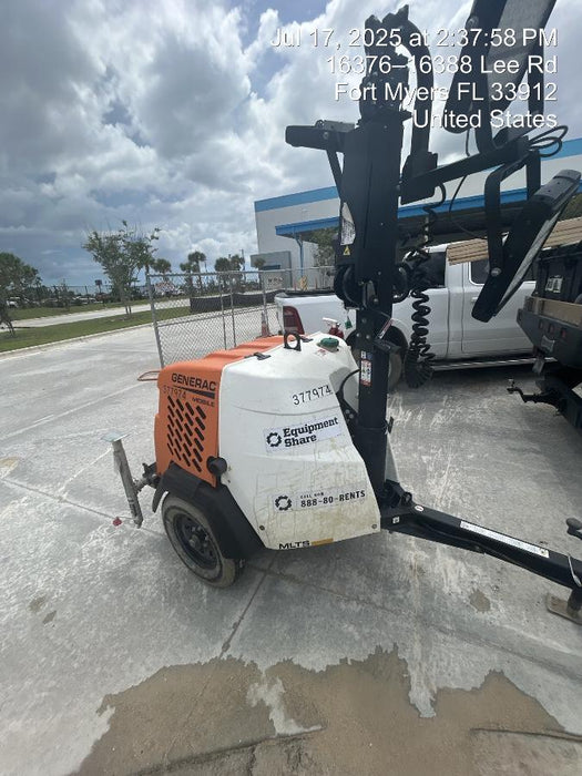 2023 Generac MLT2 Diesel, Flex Switch 120V Input, Powerzone Controller, 
(4) 320W LED Lights, 4kW Generator, 39.9 Gal Fuel Tank, 2" Ball, T3