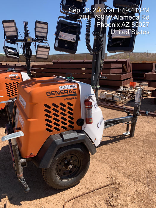 2023 Generac MLT2 Diesel, Flex Switch 120V Input, Powerzone Controller, (4) 320W LED Lights, 4kW Generator, 39.9 Gal Fuel Tank, 2" Ball, T3