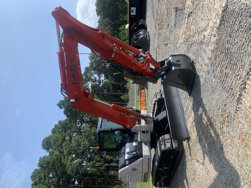 2020 Link-Belt 80X3EX 7'2" ARM, 17.7" rubber tracks, Multi function aux hydraulics