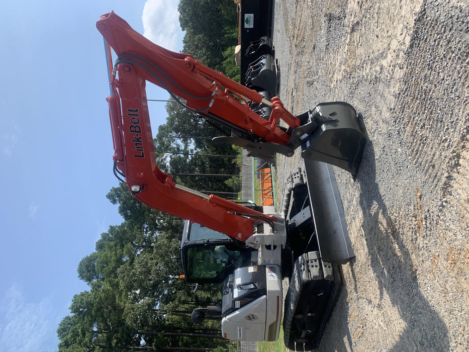 2020 Link-Belt 80X3EX 7'2" ARM, 17.7" rubber tracks, Multi function aux hydraulics