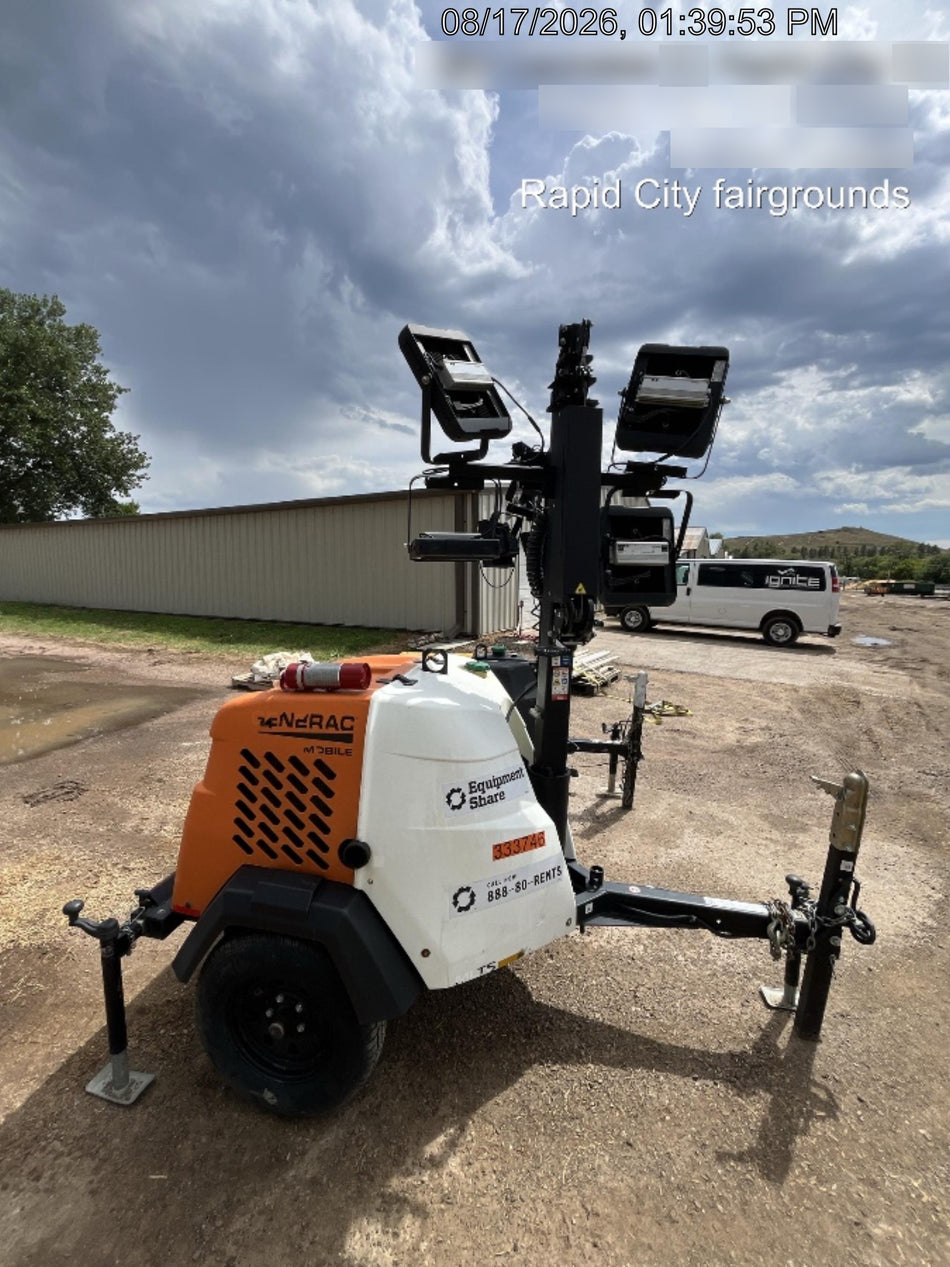 2023 Generac MLT2 Diesel, Flex Switch 120V Input, Powerzone Controller, (4) 320W LED Lights, 4kW Generator, 39.9 Gal Fuel Tank, 2" Ball, T3