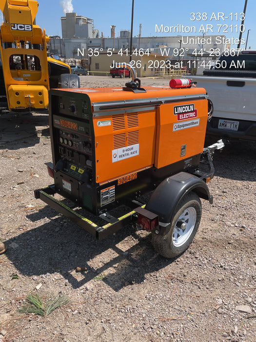 2023 Lincoln Electric LE400 Kubota V1505, Trlr, Cable Rack, Light Kit, ES Decals, T3