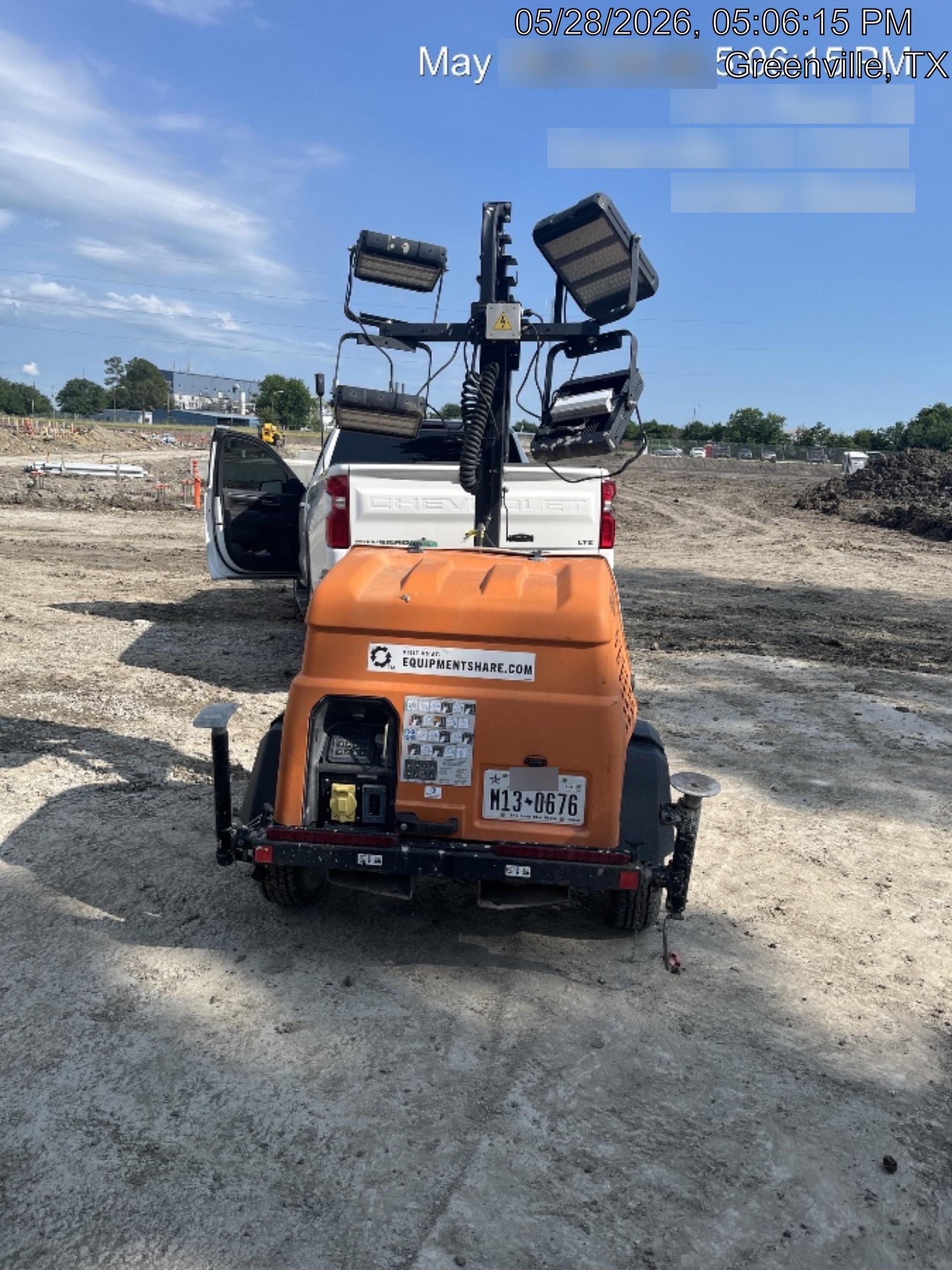 2023 Generac MLT2 Diesel, Flex Switch 120V Input, Powerzone Controller, (4) 320W LED Lights, 4kW Generator, 39.9 Gal Fuel Tank, 2" Ball, T3