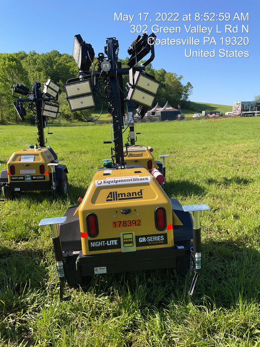 Allmand NLV3GR 3kW Light Plant - LED