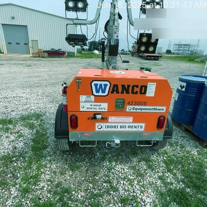 2024 Wanco WLTT-4MM4K Diesel, Deep Sea Controller, Shore Power Plug, Auto Start, (4) 350W LED Floodlights, 4kW Generator, 60 Gal Fuel Tank, 2" Ball, T3