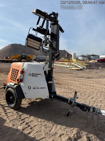2023 Generac MLT2 Diesel, Flex Switch 120V Input, Powerzone Controller, (4) 320W LED Lights, 4kW Generator, 39.9 Gal Fuel Tank, 2" Ball, T3