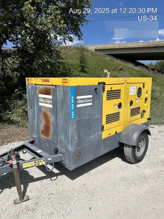 2020 ATLAS COPCO PAS 150 HF CS Enclosed