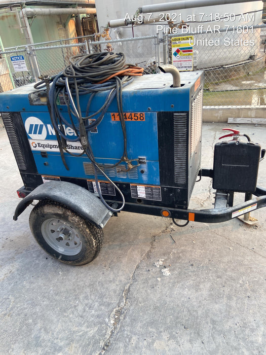 2020 Miller Electric BIG BLUE 400 Trailer Mounted Welder
