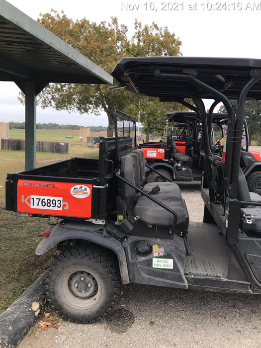 2021 Kubota RTV-X1140W-H Plastic Canopy, Windshield Acrylic Clear, LED Strobe Light, Wire Harness Kit, Back up Alarm