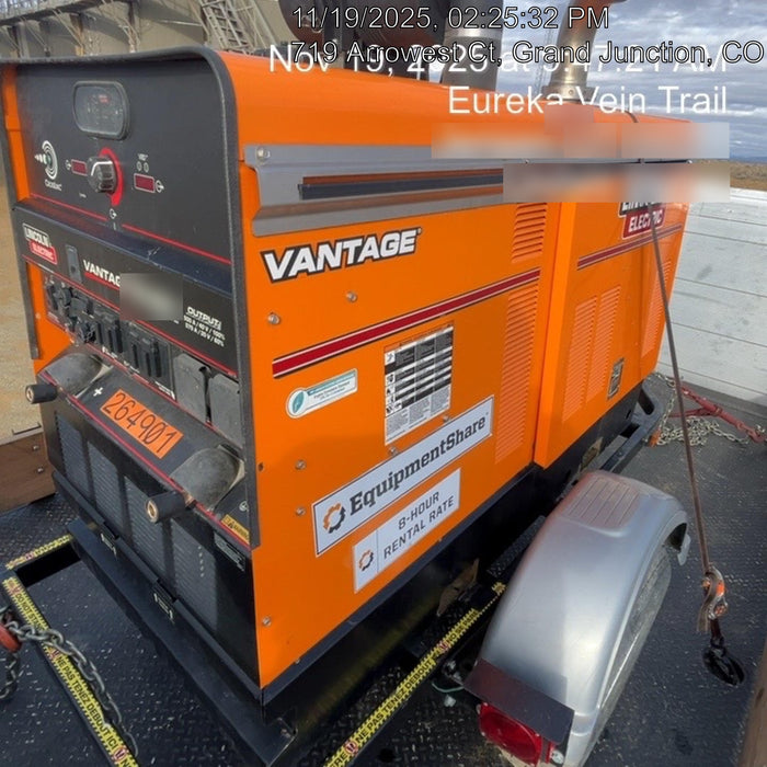 2022 Lincoln Electric Vantage 549X Crosslink Technology, Trailer Mounted, ES Decals, T3