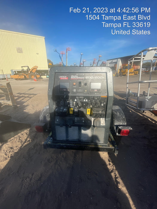 2021 Lincoln Electric Dual Maverick 200/200X Ready Pak 3, Includes Trailer, Cable Rack, Fender Light Kit