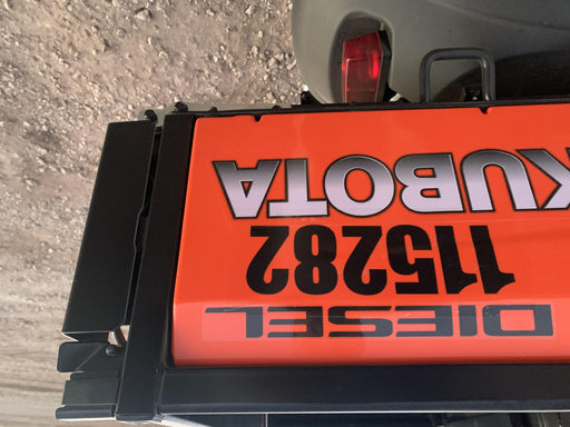 Kubota RTV-X1140W-H Kubota RTVX1140WH 4wd Utility Cart, LED Strobe, Windshield Tempered Glass, Plastic Canopy, Wire Harness Kit, Backup Alarm