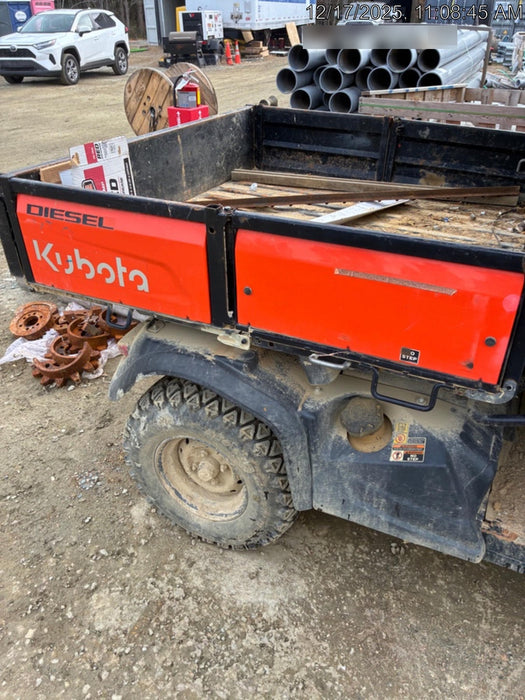 2022 Kubota RTV-X1140W-H Plastic Canopy, Windshield Acrylic Clear, LED Strobe Light, Wire Harness Kit, Back up Alarm