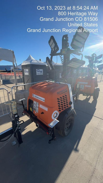2023 Generac MLT2 Diesel, Flex Switch 120V Input, Powerzone Controller, (4) 320W LED Lights, 4kW Generator, 39.9 Gal Fuel Tank, 2" Ball, T3
