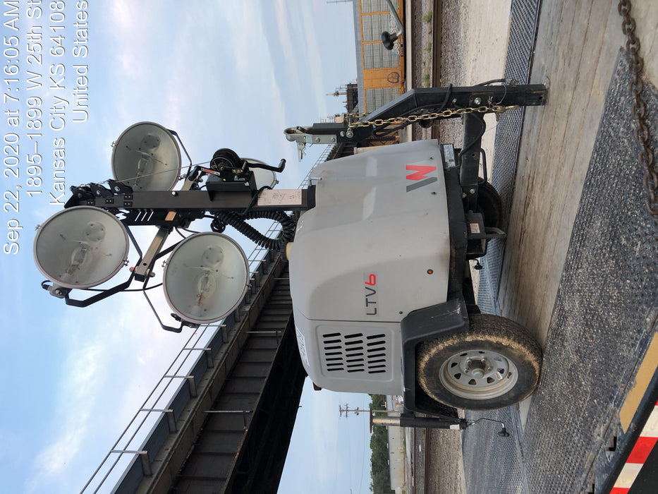 2019 Wacker Neuson LTV6L-MH Wacker Neuson LTV6L Mobile Light Tower w/Fuel Level Sensor Installed