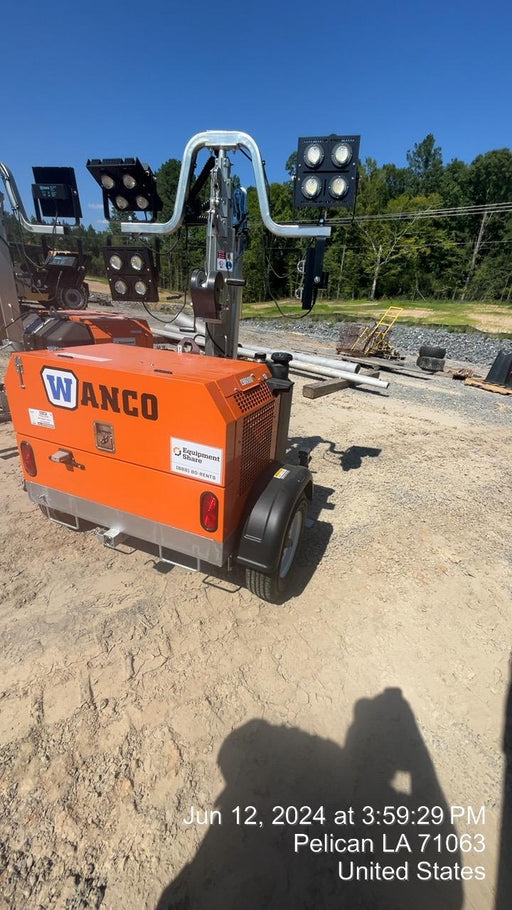 2024 Wanco WLTT-4MM4K Diesel, Deep Sea Controller, Shore Power Plug, Auto Start, (4) 350W LED Floodlights, 4kW Generator, 60 Gal Fuel Tank, 2" Ball, T3